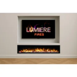Lumiere LITE Slim Front Facing Electric Fireplace product detail view