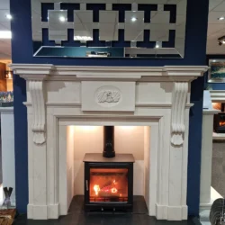 WoodFellas CEDAR Stove - 5kW Wood Burning Stove with Large Window product detail view
