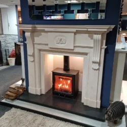 WoodFellas CEDAR Stove - 5kW Wood Burning Stove with Large Window additional product view