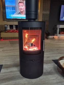 WoodFellas ELM Stove - 5kW Cylinder Wood Burning Stove product detail view