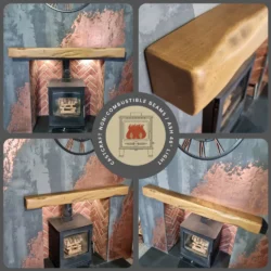 CastCraft™ Wood Effect - Heat Resistant Cast Beam light ash 48-inch option
