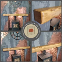CastCraft™ Wood Effect - Heat Resistant Cast Beam light ash 54-inch option