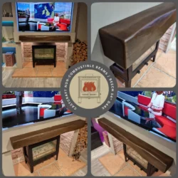 CastCraft™ Wood Effect - Heat Resistant Cast Beam dark beech 54-inch option