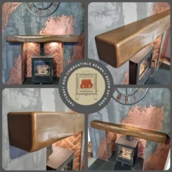 CastCraft™ Wood Effect - Heat Resistant Cast Beam dark beech 54-inch option
