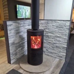 WoodFellas ELM Stove - 5kW Cylinder Wood Burning Stove product view