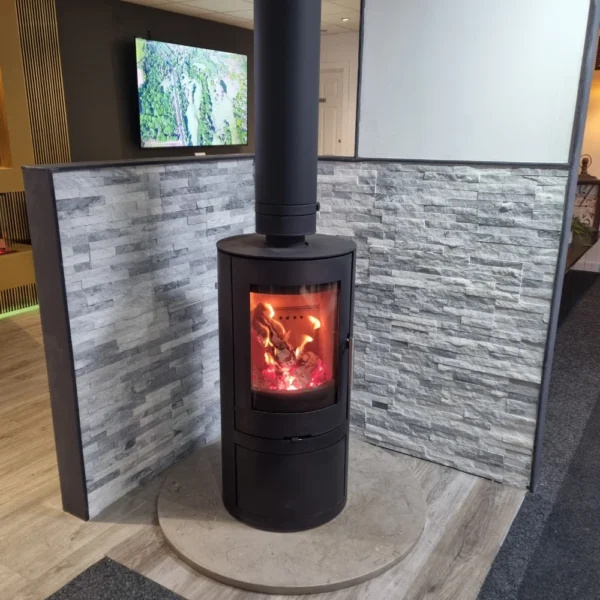 WoodFellas ELM Stove - 5kW Cylinder Wood Burning Stove product view