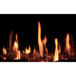 Lumiere LUCINA Luxury LCD Ultra Realistic Media Wall Fire flame