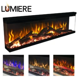 Lumiere HOME Easy Install Panoramic Media Wall Fire product view