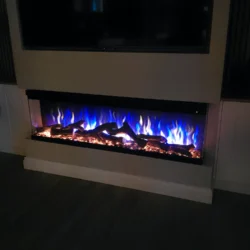 Lumiere HOME Easy Install Panoramic Media Wall Fire product detail view