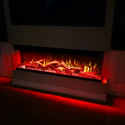 Lumiere HOME Easy Install Panoramic Media Wall Fire alternate product view