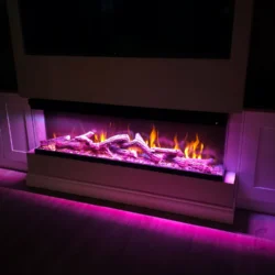 Lumiere HOME Easy Install Panoramic Media Wall Fire additional product view