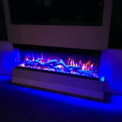 Lumiere HOME Easy Install Panoramic Media Wall Fire product detail view