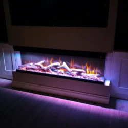 Lumiere HOME Easy Install Panoramic Media Wall Fire alternate product view