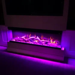Lumiere HOME Easy Install Panoramic Media Wall Fire product detail view