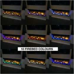 Lumiere HOME Easy Install Panoramic Media Wall Fire product detail view