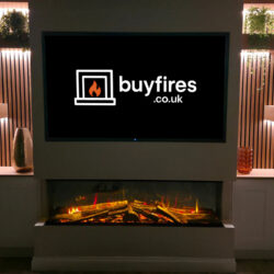 Lumiere SOLINE Panoramic Media Wall Fire alternate product view