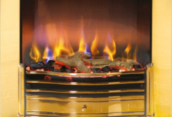 Dimplex Dumfries Optiflame 3D Inset Electric Fire - Brass additional product view