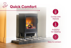 Dimplex Southbank Optiflame 3D Freestanding Electric Stove alternate product view
