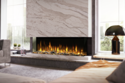 Dimplex Ignite Bold media wall fire product range view