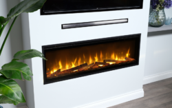Dimplex Ignite Evolve media wall fire product range view