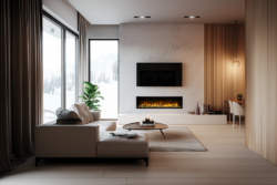 Dimplex Ignite Evolve media wall fire product range view