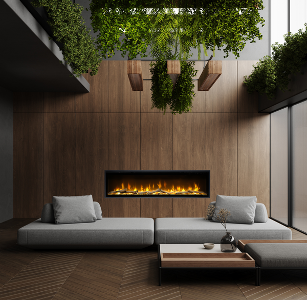 Dimplex Ignite Evolve media wall fire product range view