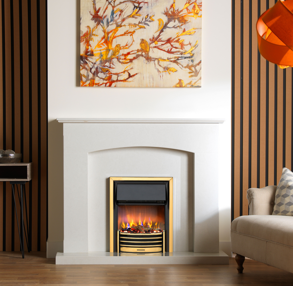 Dimplex Lerwick Optiflame Electric Fire - Brass product view