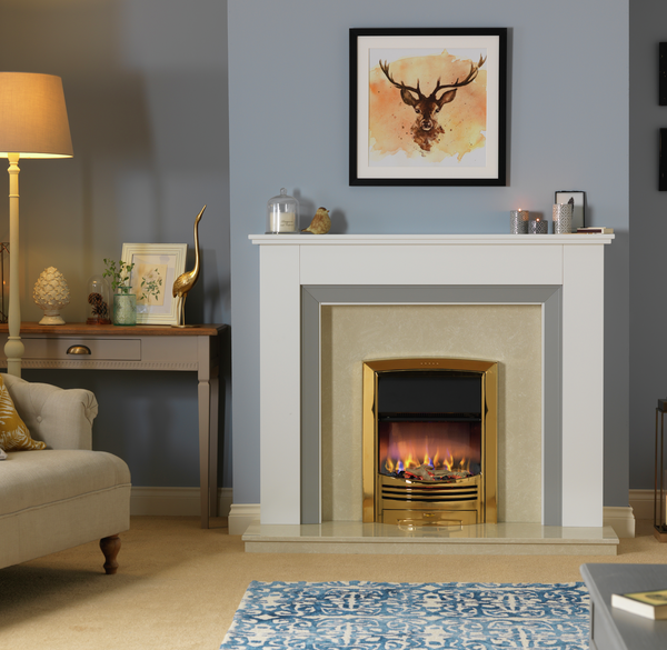 Dimplex Glencoe Optiflame 3D Electric Fire - Brass product view