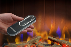 Dimplex Lerwick Optiflame Electric Fire - Chrome product detail view