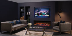 Onyx Avanti 150RW Electric Fire - Split Oak Logs product detail view