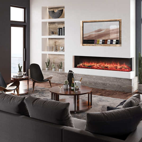 Onyx Avanti Electric Fire Split Oak Logs product range view