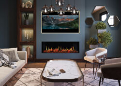 Onyx Fusion 150RW LCD Electric Fire - Birch Log Effect alternate product view