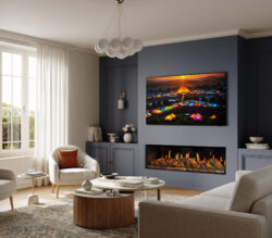 Evonic Genesis 1500 Holographic 4K Electric Media Wall Fire product view