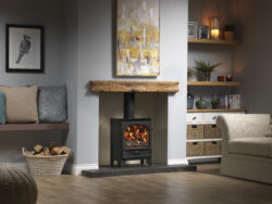 Charlton & Jenrick Go Eco Excel 5kW Wide Stove - Traditional Door product view