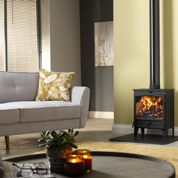 Charlton & Jenrick Go Eco High Line 5kW Plus Wide Stove - Cast Door product view