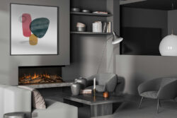 Evonic Aura Kinver 1000 SL Electric Media Wall Fire product view