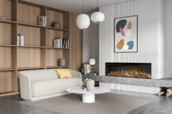 Evonic Aura Kinver 1500 SL Electric Media Wall Fire product view