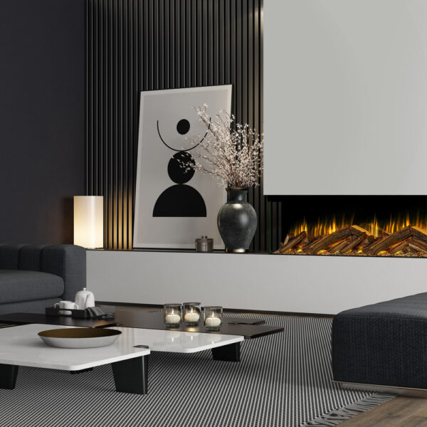 Evonic Aura Kinver 1800 Deluxe SL Electric Media Wall Fire product view