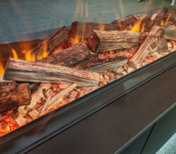 Evonic Volektra Black Edition Media Wall Fire logs