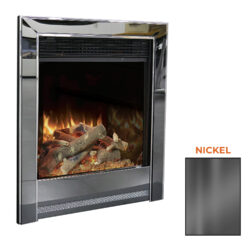 Evonic Argenta Nickel Electric Inset Fire product range view