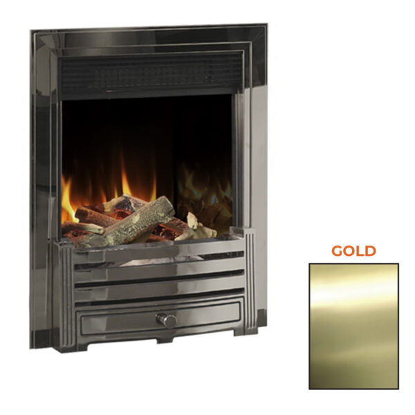 Evonic Balham Gold Electric Inset Fire product range view