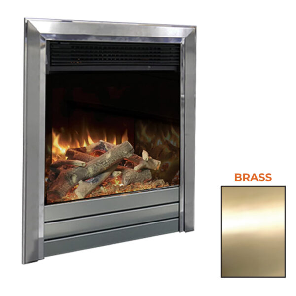 Evonic Colorado Brass Electric Inset Fire product range view