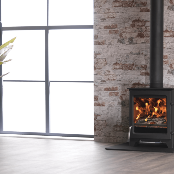 Charlton & Jenrick Go Eco Excel 5kW Wide Stove - Scenic Door product view