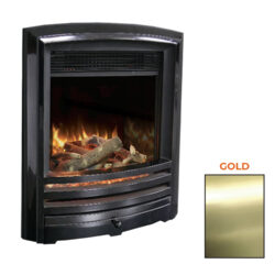 Evonic Strellar Gold Electric Inset Fire product range view
